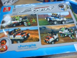 KLOCKI SLUBAN 565 ELEMENTÓW - ZESTAW POJAZDÓW