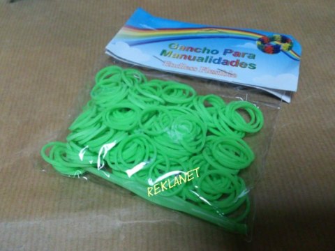 GUMKI DO WYPLATANIA BIŻUTERII 200szt Z SZYDEŁKIEM