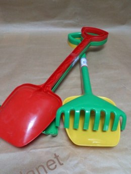 ŁOPATA I GRABIE - KOMPLET, 50cm