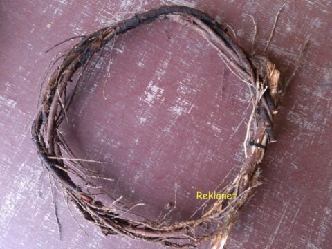 WIANEK Z KORZENI, BAZA DO DEKORACJI, ŚR. 25- 30cm