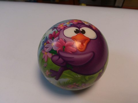 MIĘCIUTKA PIŁECZKA. PIŁKA PIANKOWA DLA MALUSZKA 10cm.