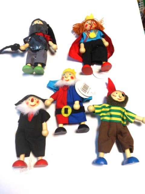 LALECZKA, FIGURKA DREWNIANA, 12cm