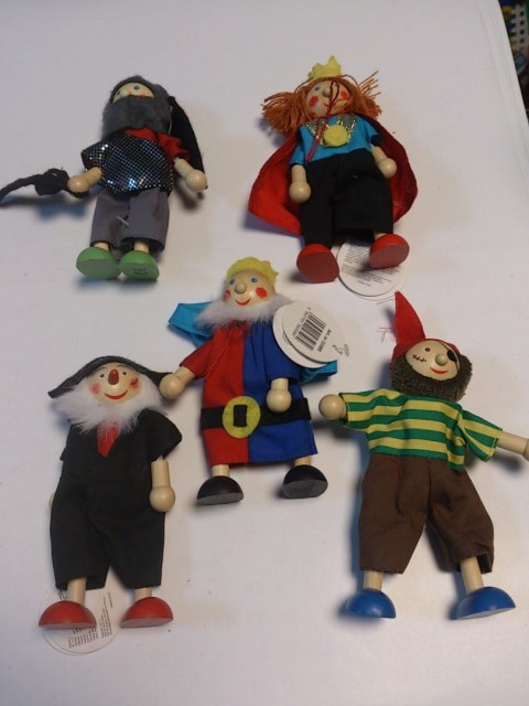 LALECZKA, FIGURKA DREWNIANA, 12cm