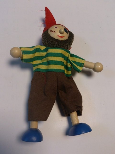 LALECZKA, FIGURKA DREWNIANA, 12cm