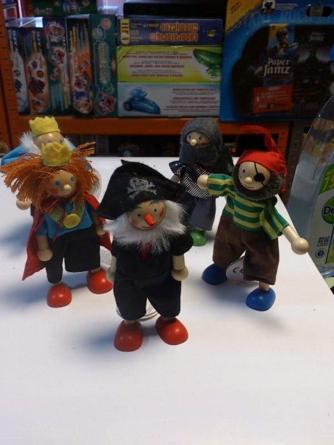 LALECZKA, FIGURKA DREWNIANA, 12cm