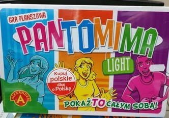 GRA PLANSZOWA PANTOMIMA LIGHT - POKAŻ TO CAŁYM SOBĄ