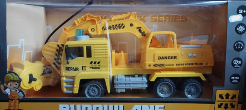 DUŻE AUTO - SAMOCHÓD BUDOWLANY, KOPARKA RC