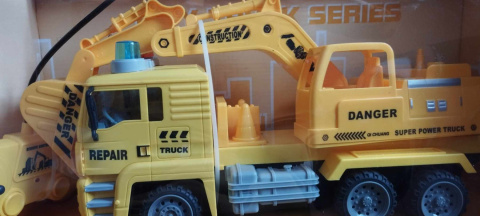 DUŻE AUTO - SAMOCHÓD BUDOWLANY, KOPARKA RC