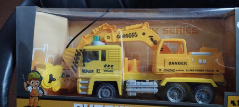 DUŻE AUTO - SAMOCHÓD BUDOWLANY, KOPARKA RC