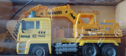 DUŻE AUTO - SAMOCHÓD BUDOWLANY, KOPARKA RC