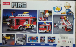 KLOCKI SLUBNA, SERIA FIRE - STRAŻ POŻARNA, WÓZ STRAŻACKI, 343 el.