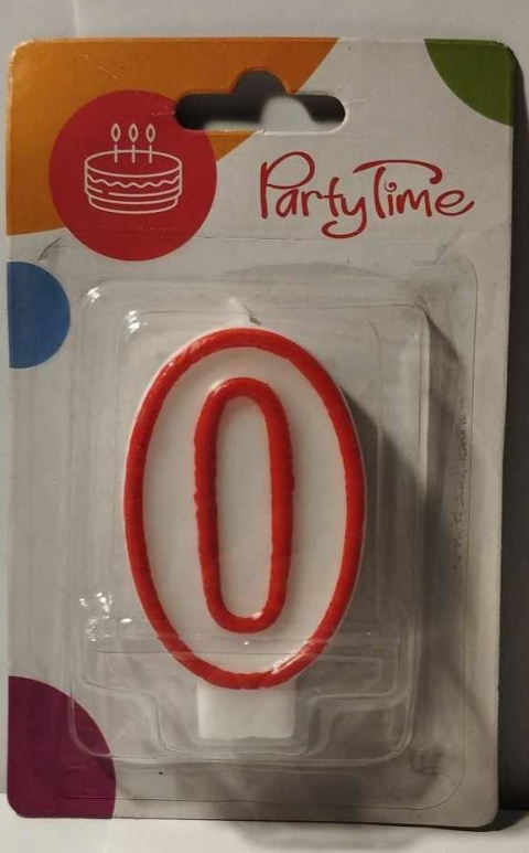 ŚWIECZKA URODZINOWA CYFRA 6,5CM