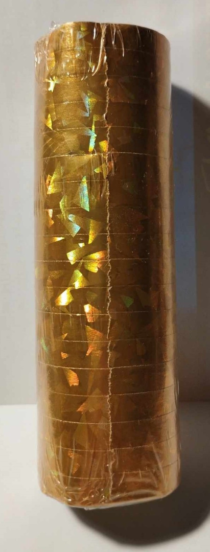 SERPENTYNY HOLOGRAFICZNE PRYZMATOWE 18 PASKÓW