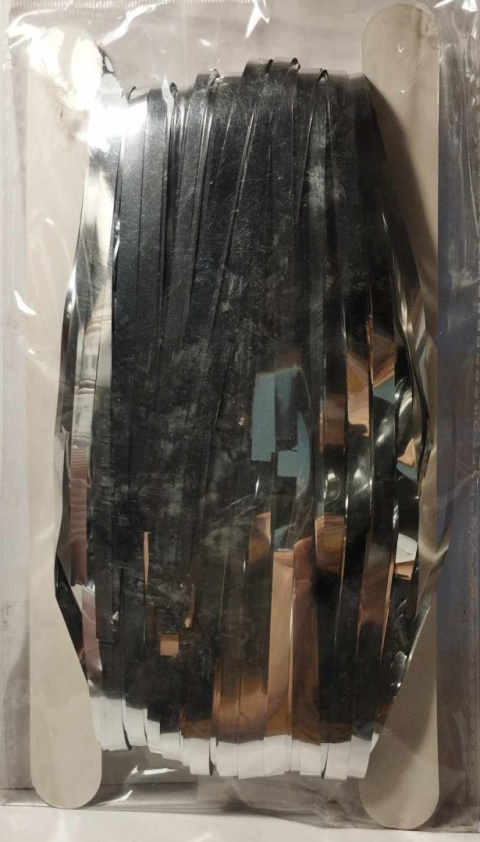 KURTYNA BŁYSZCZĄCA FOLIOWA. TŁO DO DEKORACJI - URODZINY, IMPREZA. 1x2M.