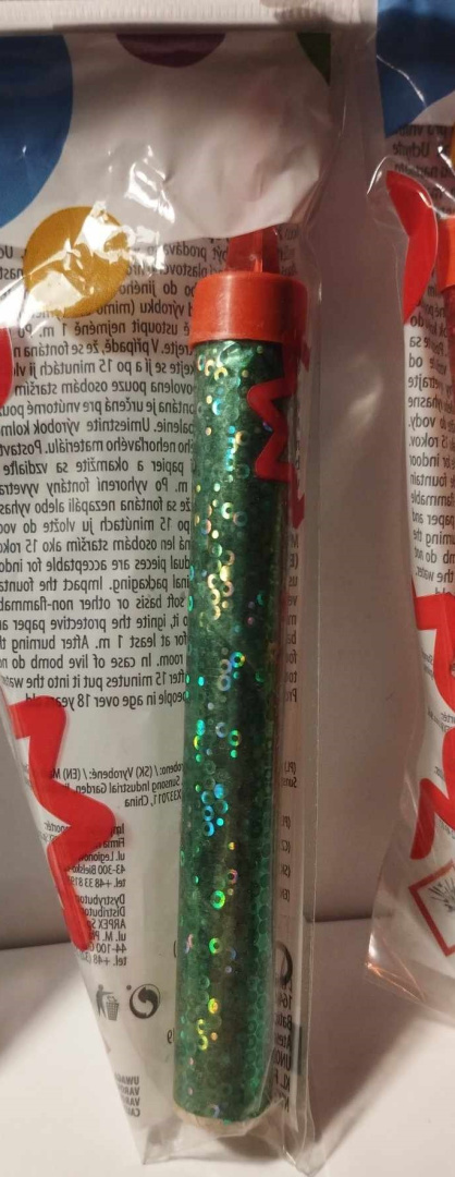 RACA NA TORT PARTY TIME. FONTANNA URODZINOWA 12cm.