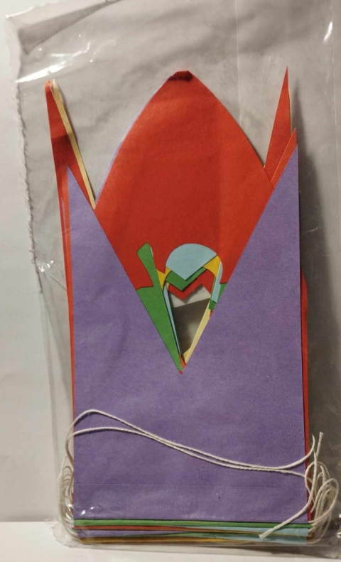 PAPIEROWA GIRLANDA URODZINOWA, IMPREZOWA - KOLOROWE PROPORCZYKI