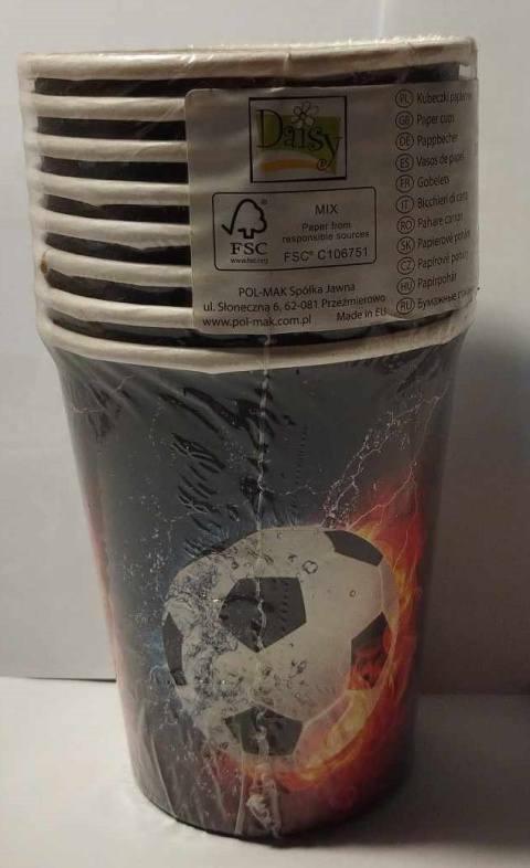 KUBKI URODZINOWE DLA DZIECI I NIE TYLKO, OP 8 SZT