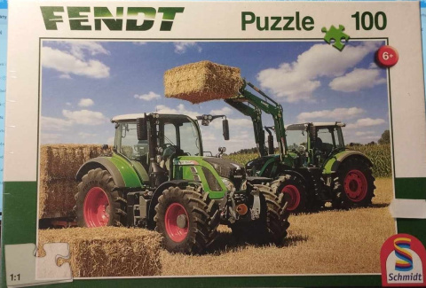 PUZZLE SCHMIDT 100 ELEM. TRAKTORY FENDT
