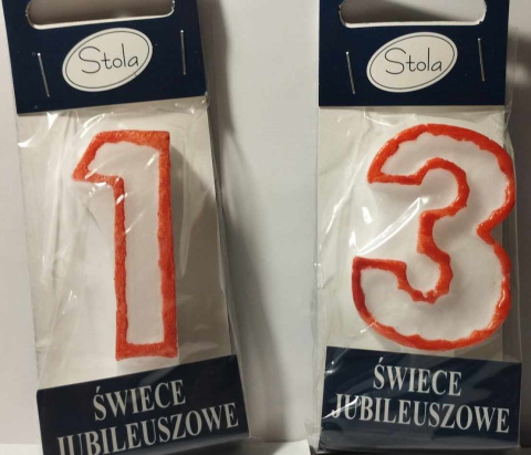 ŚWIECZKA URODZINOWA STOLA, 6,5cm