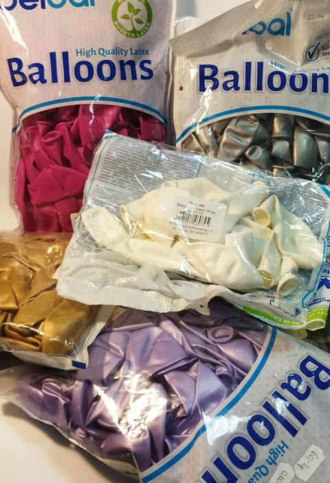 BELBAL B85 PASTELOWE - BALONY LATEKSOWE 11`` 27cm. - KPL. 10 SZTUK