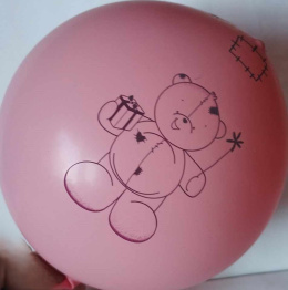 DUŻE BALONY GUMOWE NA ROCZEK Z NADRUKAMI.