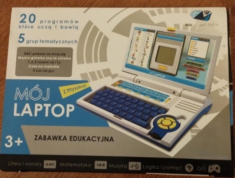 LAPTOP Z MYSZKĄ, 20 PROGRAMÓW, 5 GRUP TEMATYCZNYCH