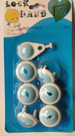 ZABEZPIECZENIE PRZED DZIEĆMI DO GNIAZDEK. ZATYCZKI DO KONTAKTÓW ELEKTRYCZNYCH Z KLUCZYKIEM, 6szt