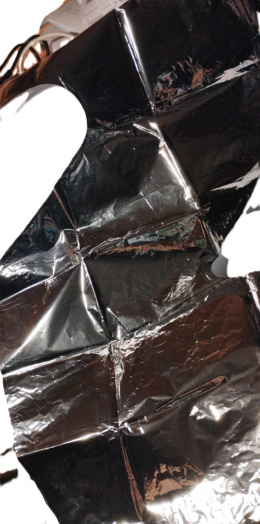 BALON FOLIOWY CYFRA, SREBRNY 70cm