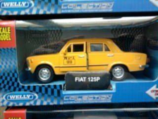 AUTOKOLEKCJA WELLY 1:34 - FIAT 125P TAXI WPT